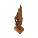 Etnisch Rakat decoratief houten beeld in teakhout Korting