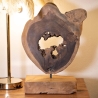 Handgemaakte teak houten sculptuur in etnische stijl Bintang Verkoop