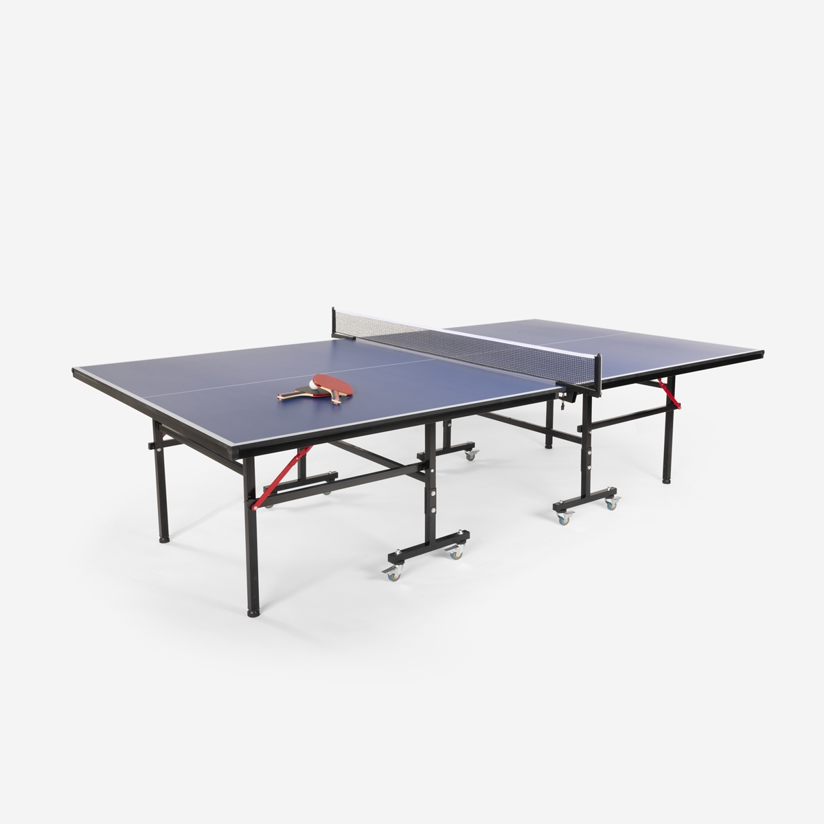 Professionele tafeltennistafel Booster met rackets en ballen, 274x152,5cm Aanbieding