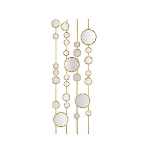 Geometrisch decoratief paneel met gouden spiegels Gloss Aanbieding