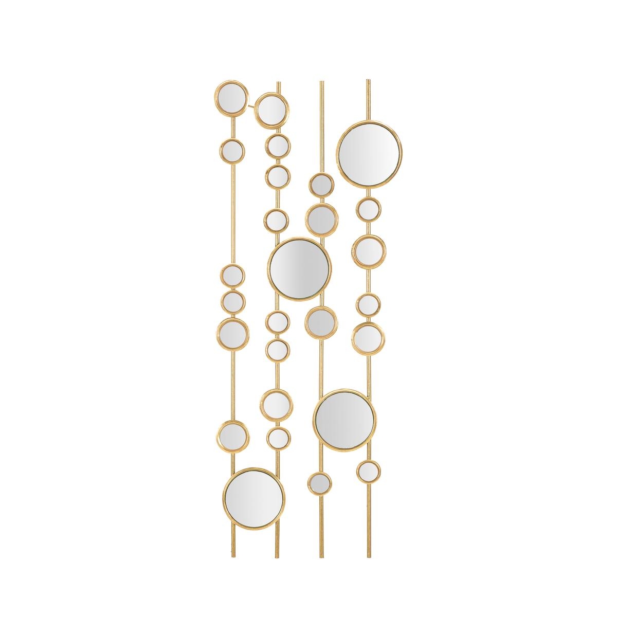 Geometrisch decoratief paneel met gouden spiegels Gloss Aanbieding