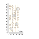 Geometrisch decoratief paneel met gouden spiegels Gloss Catalogus
