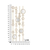 Geometrisch decoratief paneel met gouden spiegels Gloss Catalogus