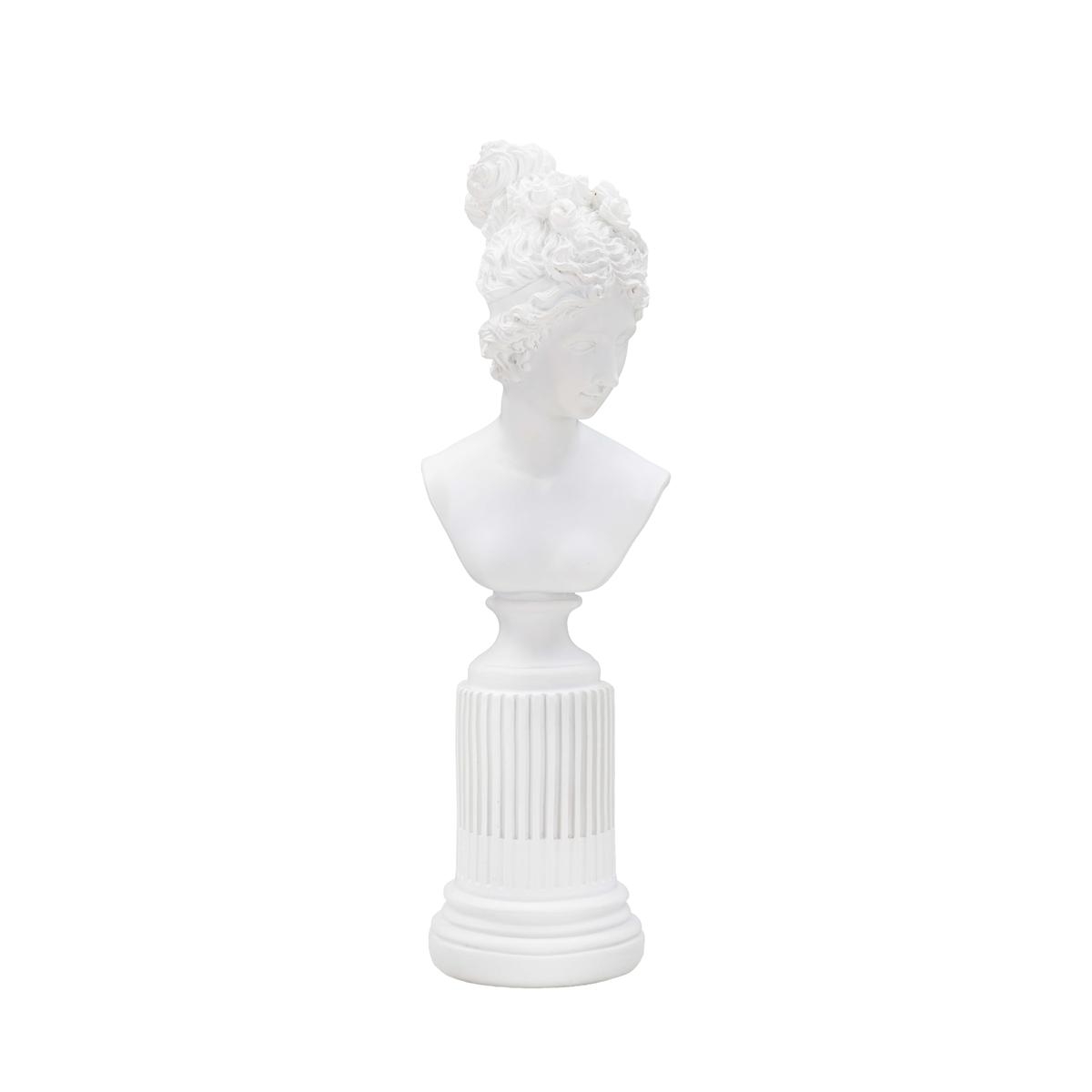 Klassieke borstbeeld vrouw beeldje van witte hars Era Aanbieding Klassieke borstbeeld vrouw beeldje van witte hars Era Aanbieding