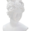 Klassieke borstbeeld vrouw beeldje van witte hars Era Korting