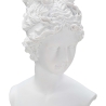 Klassieke borstbeeld vrouw beeldje van witte hars Era Korting