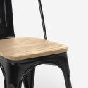 industriële stijl stoelen ontwerp keuken bar staal wood top light 
