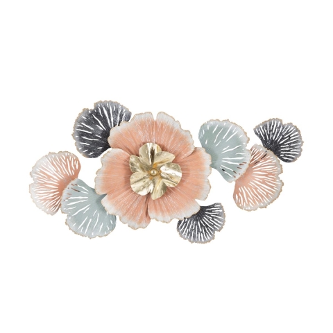 3D decoratief wandpaneel met bloemen en bladeren 93x7,5x53cm Softy Aanbieding