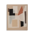 Abstract schilderij op doek boho chic stijl 100x80 cm Seyla Aanbieding