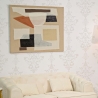 Abstract schilderij op doek boho chic stijl 100x80 cm Seyla Verkoop