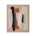 Abstract schilderij op doek geometrisch boho chic 100x80 cm Naruk Aanbieding