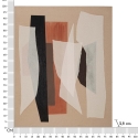 Abstract schilderij op doek geometrisch boho chic 100x80 cm Naruk Catalogus