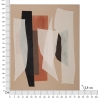 Abstract schilderij op doek geometrisch boho chic 100x80 cm Naruk Catalogus