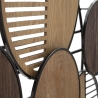 Decoratief wandpaneel hout metaal boho chic 134x69cm Woody Korting
