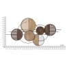 Decoratief wandpaneel hout metaal boho chic 134x69cm Woody Catalogus