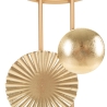 Goudkleurig 3D metalen wandpaneel 80x49,5 cm Goldy Verkoop