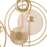 Goudkleurig 3D metalen wandpaneel 80x49,5 cm Goldy Aanbod