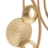 Goudkleurig 3D metalen wandpaneel 80x49,5 cm Goldy Korting
