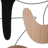 Astroy 3D Wanddecoratiepaneel in Hout en Metaal - Modern Design Aanbod