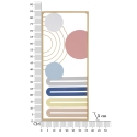 3D metalen wandpaneel abstract multicolor Darnok Catalogus