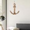 Houten wanddecoratie in de vorm van een anker 46x39 cm Nature Verkoop
