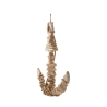 Houten wanddecoratie in de vorm van een anker 46x39 cm Nature Kortingen