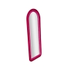 Wandspiegel met gebogen stoffen lijst 160x60x4 cm Cloe Kortingen
