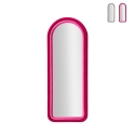 Wandspiegel met gebogen stoffen lijst 160x60x4 cm Cloe Aanbieding