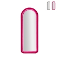Wandspiegel met gebogen stoffen lijst 160x60x4 cm Cloe Aanbieding