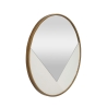 Ronde wandspiegel 80cm met gouden lijst Tolosa Aanbod