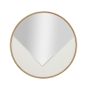 Ronde wandspiegel 80cm met gouden lijst Tolosa Aanbieding