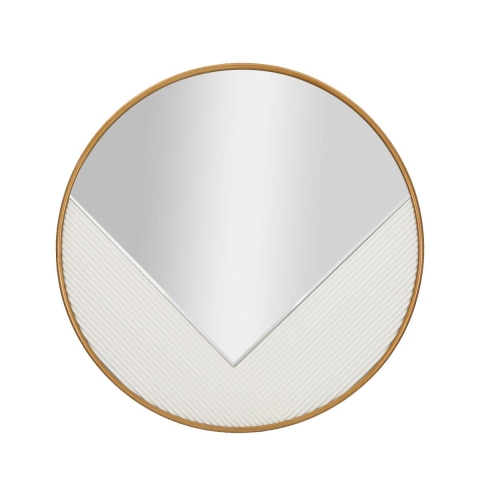 Ronde wandspiegel 80cm met gouden lijst Tolosa Aanbieding