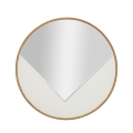 Ronde wandspiegel 80cm met gouden lijst Tolosa Aanbieding