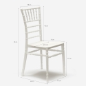 Witte stoel Chiavarina in vintage stijl Karakteristieken