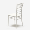 Witte stoel Chiavarina in vintage stijl Model