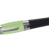 Precisietrimmer met LED op batterij 2 kammen zwart en groen Spark Korting