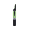 Precisietrimmer met LED op batterij 2 kammen zwart en groen Spark Aanbod