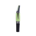 Precisietrimmer met LED op batterij 2 kammen zwart en groen Spark Aanbieding