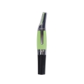 Precisietrimmer met LED op batterij 2 kammen zwart en groen Spark Aanbieding