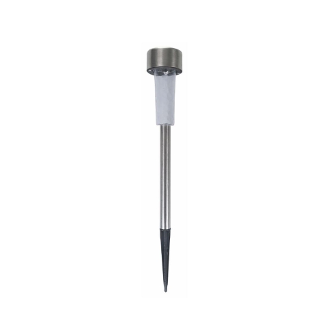 Set van 12 roestvrijstalen padverlichting Ø5,5x39,5cm zilver Lunara Aanbieding