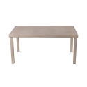 Buitentafel + 6 tuinstoelen van aluminium met kussens Ibiza Korting