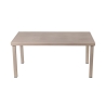 Buitentafel + 6 tuinstoelen van aluminium met kussens Ibiza Korting