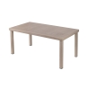 Buitentafel + 6 tuinstoelen van aluminium met kussens Ibiza Kortingen