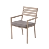 Buitentafel + 6 tuinstoelen van aluminium met kussens Ibiza Voorraad