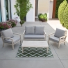 Tuinset Ibiza - Bank, Tafel en 2 Stoelen met Kussens Verkoop