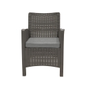 Tuinset met 2-zitsbank, fauteuils en tafeltje in rattan-look Malaga Keuze