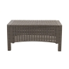 Tuinset met 2-zitsbank, fauteuils en tafeltje in rattan-look Malaga Prijs