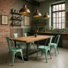 Industriële stoel Steel Old van staal voor thuis of horeca Korting