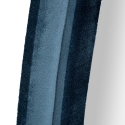 Blauw fluwelen wandspiegel met contouren 160x40x4cm Chanel Kortingen