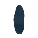 Blauw fluwelen wandspiegel met contouren 160x40x4cm Chanel Voorraad
